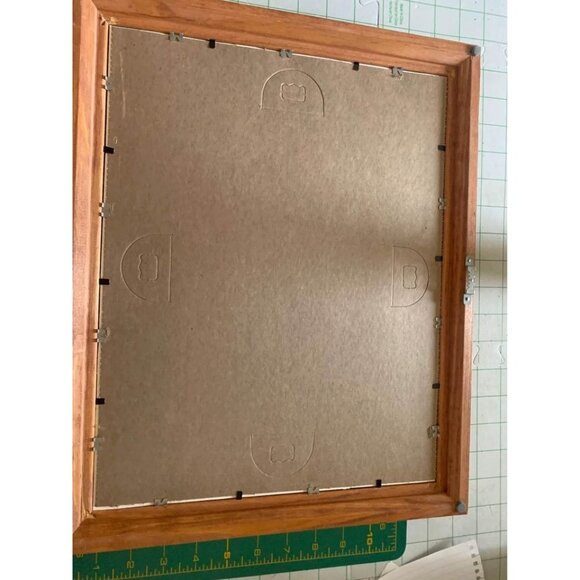 Watercolor Kauffman Covered Bridge Framed Picture Signed by Anna Ruth Enders 200 - Picture 5 of 7